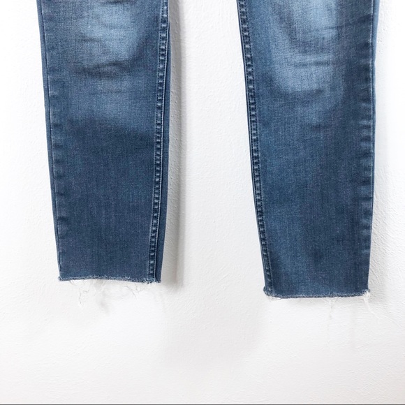 Free People Reagan Raw Hem Exposed Fly Skinny Jeans - Picture 5 of 10